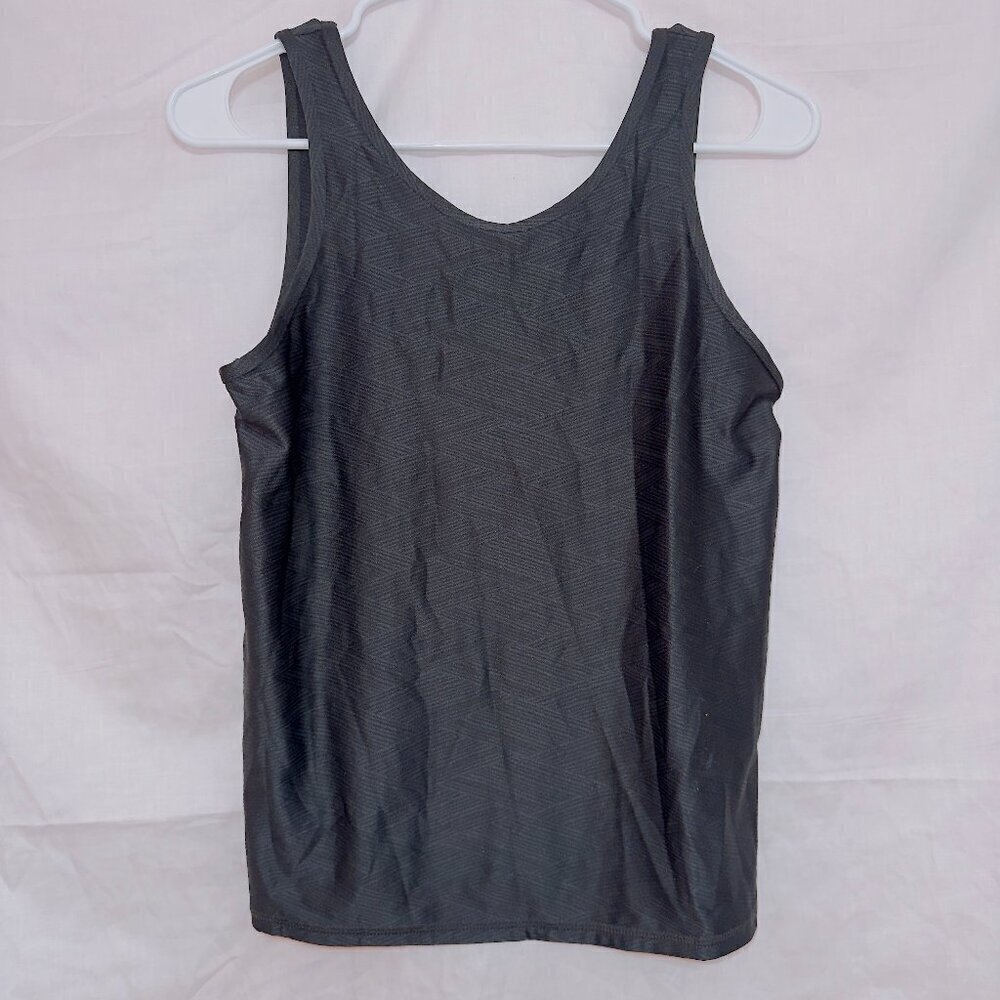 MTA Sport NWT black sleeveless fast dry cropped tank top size medium